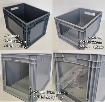 Predám plastové prepravky, bednick - boxy.