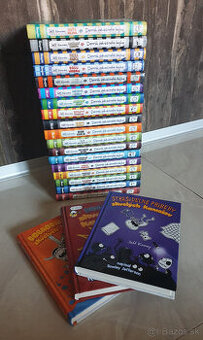 Jeff Kinney - Denník odváž. bojka 1-18 diel + 3 knihy navyše