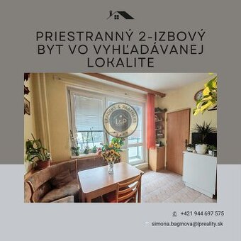 Rezervované - Skvelá príležitosť – 2-izbový byt pripravený n