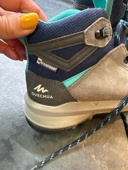 Waterproof Quechua topánky jesenné nepremokavé 34