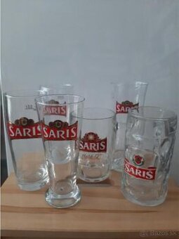 Poháre rôznych pivových značiek