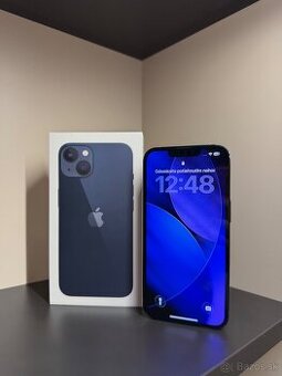 Predám iPhone 13 256GB Midnight – S krabicou, plne funkčný