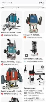 Horná fréza KÚPIM