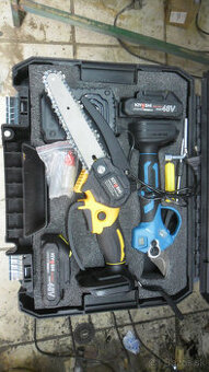 AKU vivetvovacia pílka+AKU nožnice v kufríku