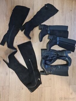 Dámske čižmy veľkosť 36