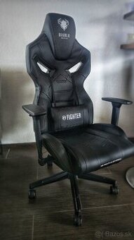 Herné kreslo Diablo X-Fighter Normal Size, čierne