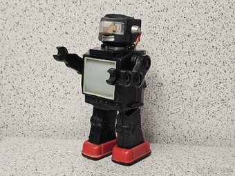 STARÁ HRAČKA TELEVÍZNY SPACE ROBOT NA BATÉRIE