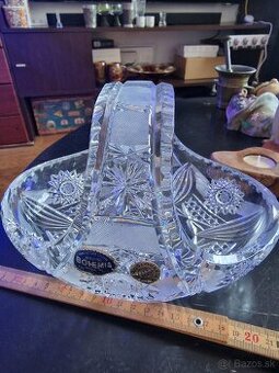 Kvalitný kryštáľový košík