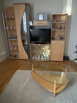 obývaciaa stena, konf.slôl, jedálenský stôl