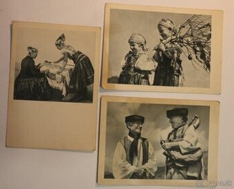 3 ks pohľadníc Karol Plicka zo série AO2