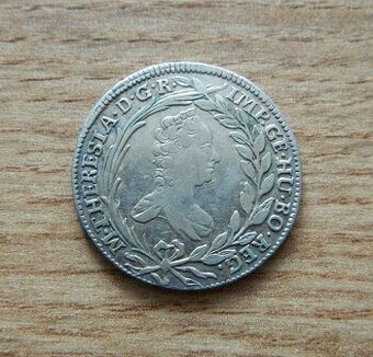 Predám 20 grajciar 1765 Viedeň Mária Terézia