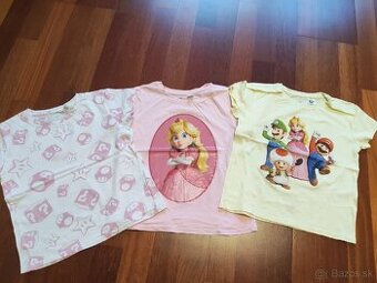 Tričká s krátkym rukávom v. 122/128