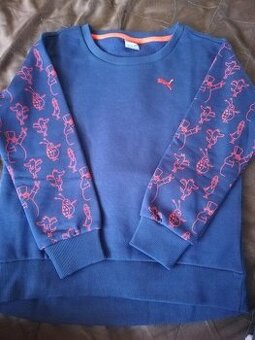 Zateplená mikina Puma veľkosť 140