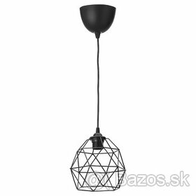 BRUNSTA IKEA Tienidlo na závesnú lampu čierne, 20 cm