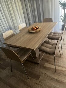 Jedálenský stôl so stoličkami 6ks