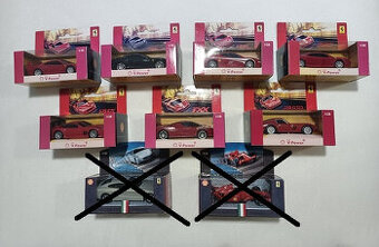 6x model Ferrari z edície Shell  V-Power (celá sada)