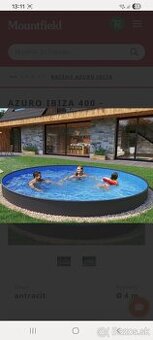 Bazen Azuro 4x1,2m