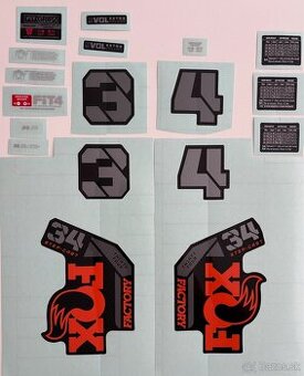 Nalepky na vidlicu Fox