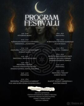 SAMHAIN FESTIVAL CESTA HEKATÉ 1x vstupenka 55€