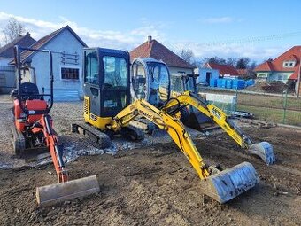 🔥 Prenájom - požičanie minibágrov a nakladačov.🔥