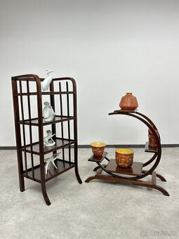 Art deco etažová polička 1930 Thonet