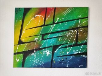 Ručne maľovaný obraz akryl