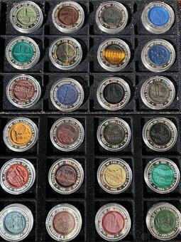 Nádherná sada 1 oz. investičné striebro Ag 999 unca