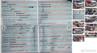 SUBARU LEGACY 2.5 AWD 2010 predám MOTOR EJ25, DVERE, 4X4