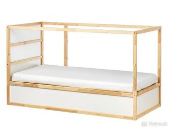 Detská posteľ IKEA KURA (obojstranná), 90×200 – TOP stav