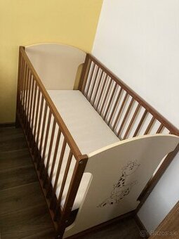 Predám postieľku s matracom, detská postieľka