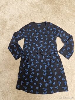 Saty modre s vreckami 122/128 Tchibo