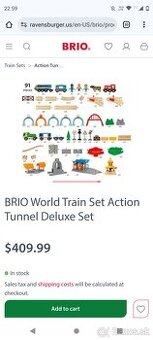 Brio vlacik - akcne tunely