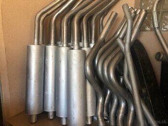 Gaz 69 tlmič a koleno výfuku