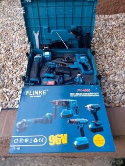 4- dielna Akumulátorová sada náradia- 2x aku