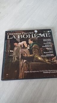 LP platne klasická hudba: La Bohème (P. Dvorský), La Traviat