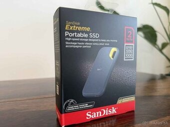 SanDisk Extreme 2TB externy SSD - novy, zaruka
