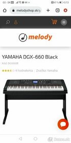 Piano, klavír yamaha dgx 660