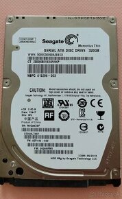 Seagate Baracuda 320GB 2,5“, 7200RPM, SATAII, TOP cena - 1