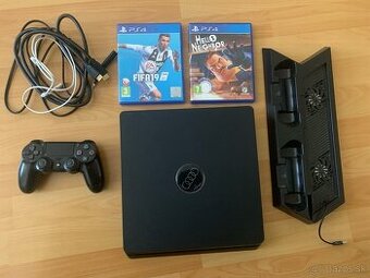 Predám ps4 500gb+chladič
