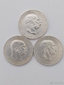 Mince 1 koruny F.J.
