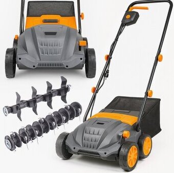 Elektrický prevzdušňovač a vertikutátor 3v1 2800W