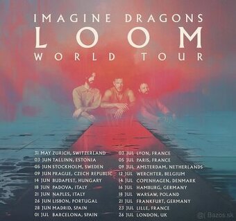 Imagine Dragons Budapešt 15.6. (Nedeľa)