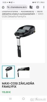 Isofix základňa Maxi cossi