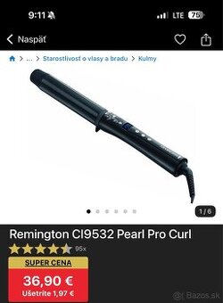 Remington CI9532 Pearl Pro Curl kulma