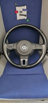 Polo 6r kožený multifunkční volant