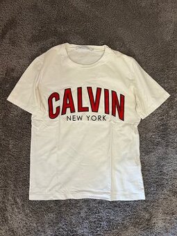 Calvin Klein pánske štýlové tričko - veľ. M - SUPER CENA