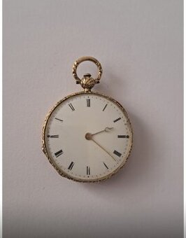 Zlate damske kapesní hodinky
