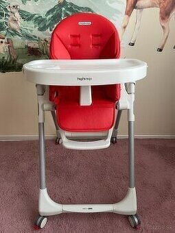 PEG PÉREGO Stolička jedálenská Prima Pappa Follow Me Fragola