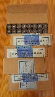 Strelivo, náboje z roku 1945 k P08 a MP40 9mm