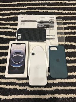 PREDÁM/VYMENÍM iPhone 16e V ZÁRUKE DO 03/2027 TOP STAV
